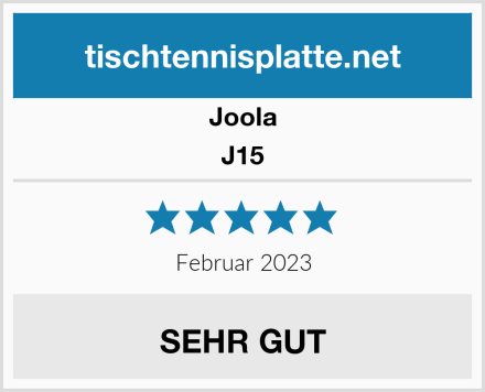 Joola J15 Test