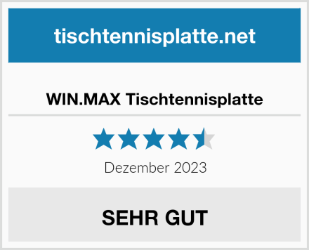  WIN.MAX Tischtennisplatte Test