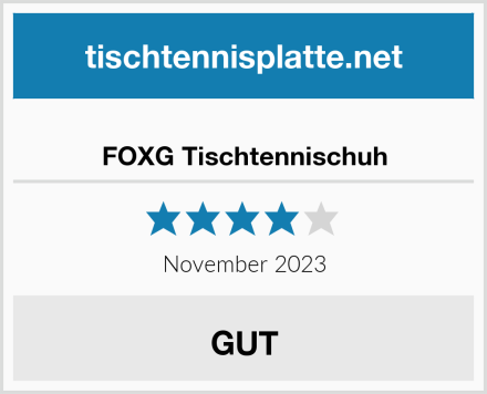  FOXG Tischtennischuh Test