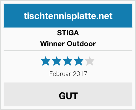 STIGA Winner Outdoor Test
