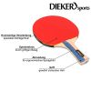  Diekers Sport Premium Tischtennisschlägerset